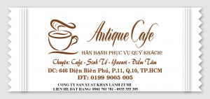 in khăn lạnh quán cafe tại tphcm